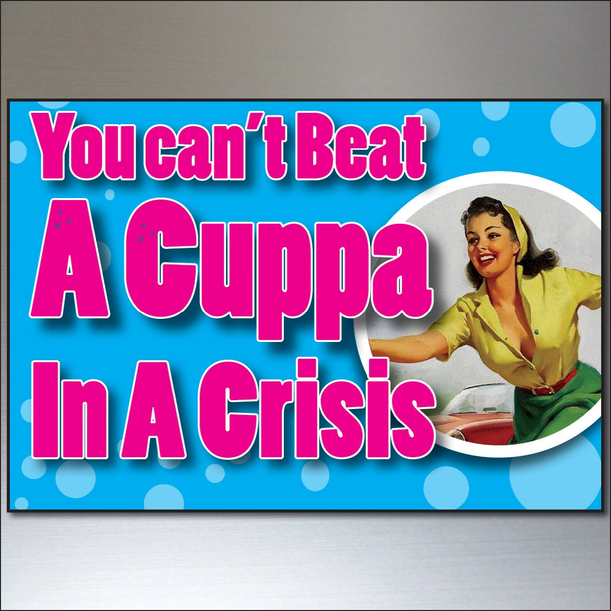 Fridge Inspirational Humorous Funny Quotes Vintage Set 0f 8