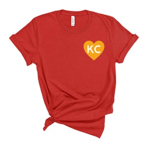 Kansas City Heart Sweatshirt, Arrowhead, KC Football Sweatshirt, Kansas City Shirt, KC Shirt, Women's Kansas City Shirt, Men's KC Shirt