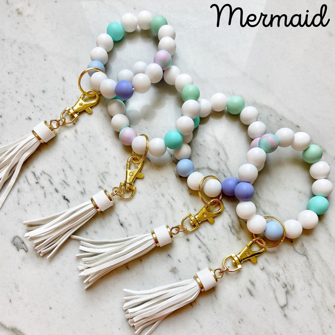 Mermaid OWristband Keychain