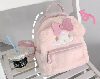 fluffy sanrio bag