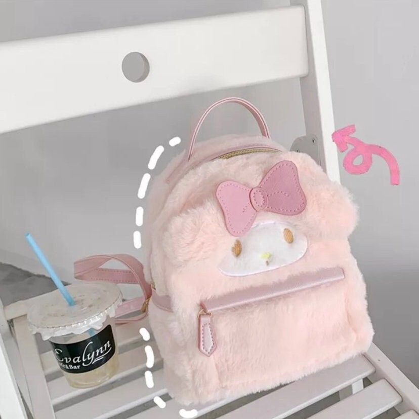 fluffy sanrio bags