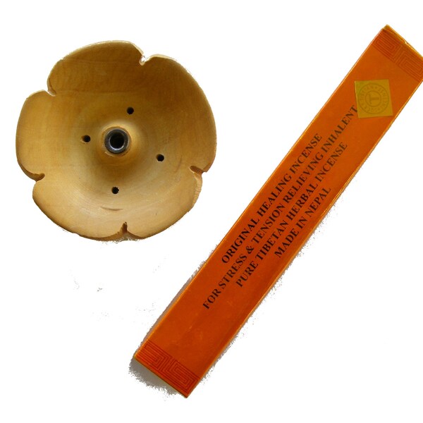 Tibetan Healing Incense - Orange Box - Genuine Fair Trade Tibetan Incense sourced directly from our producers in Kathmandu