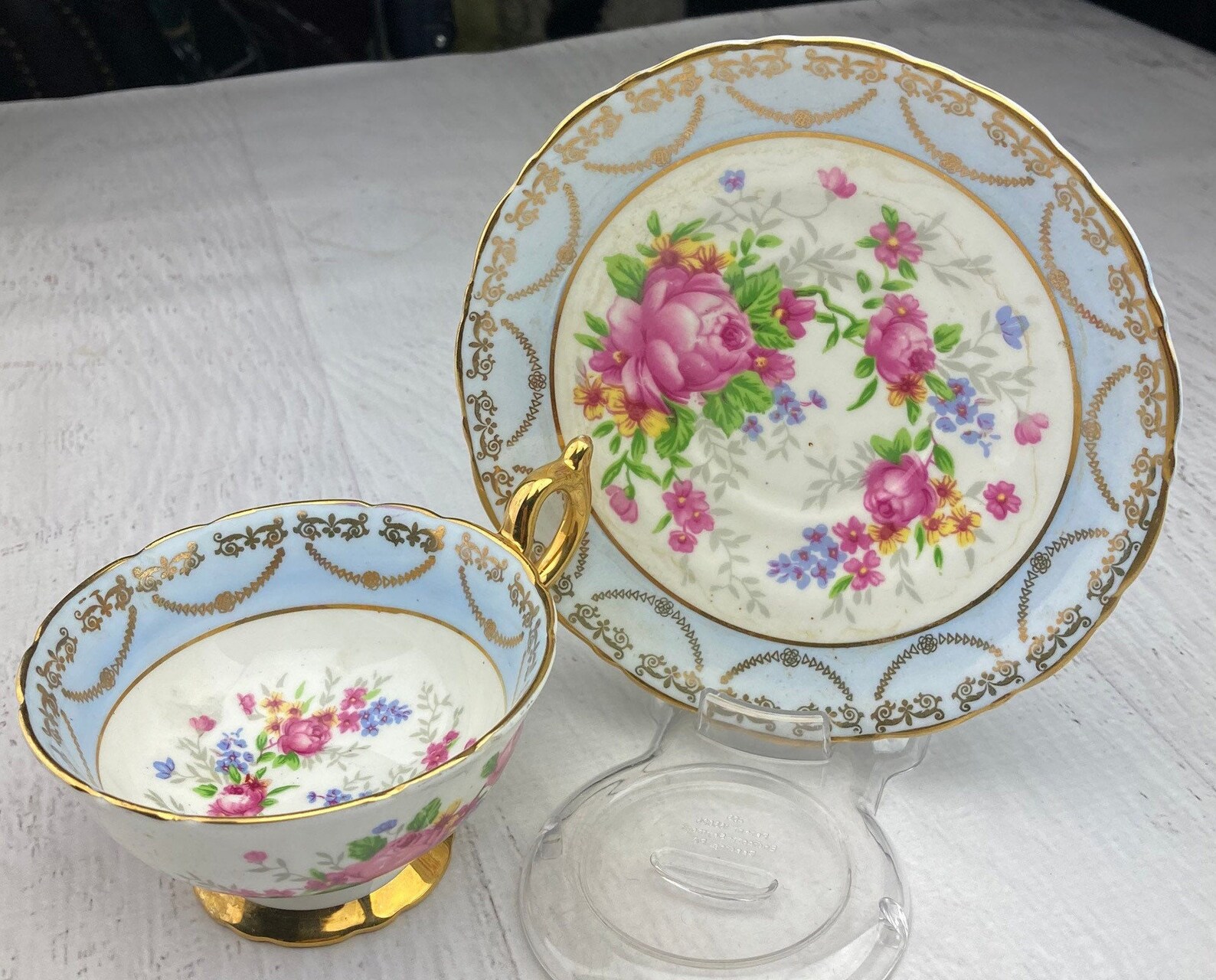 Regency Genuine Bone China Tea Cup and Saucer made in England Etsy