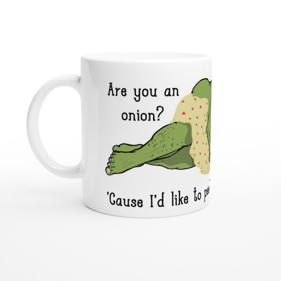 Funny Shrek Up Meme Coffee Ceramic Mug