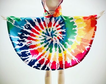 Tie Dye Potty Poncho