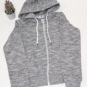 Zip-up gray Hoodie