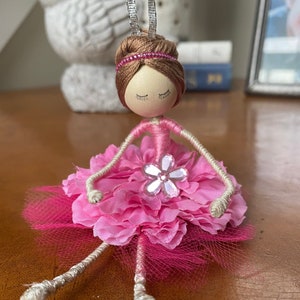 Pink Ballerina Christmas Ornament Gift