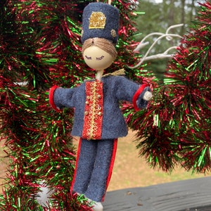 Nutcracker Soldier Doll Ornament