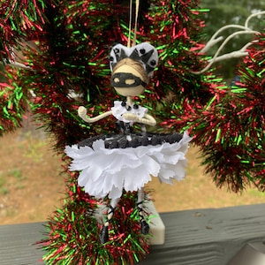 Nutcracker Harlequin Doll Ornament