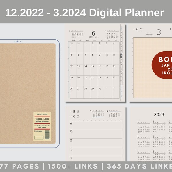 Muji Vertical 2024 Planner Etsy