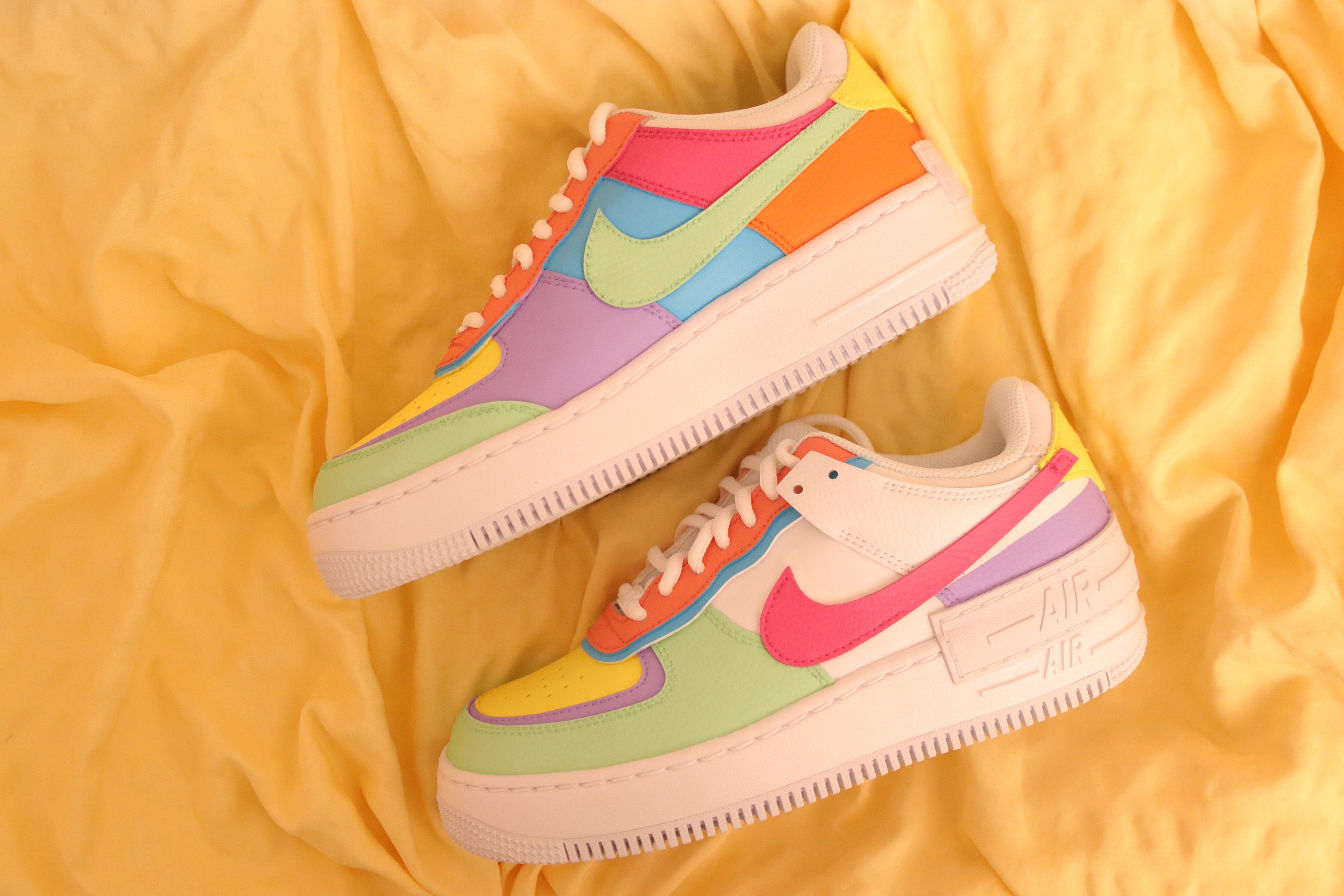 nike shadow air force 1 pastel