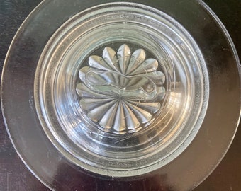 Vintage Glass Lidded  Dish