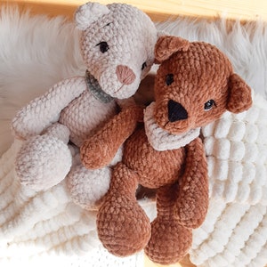 Amigurumi crochet pattern Benne the bear / Crochet for beginners / PDF instructions Lisbeth's crochet band