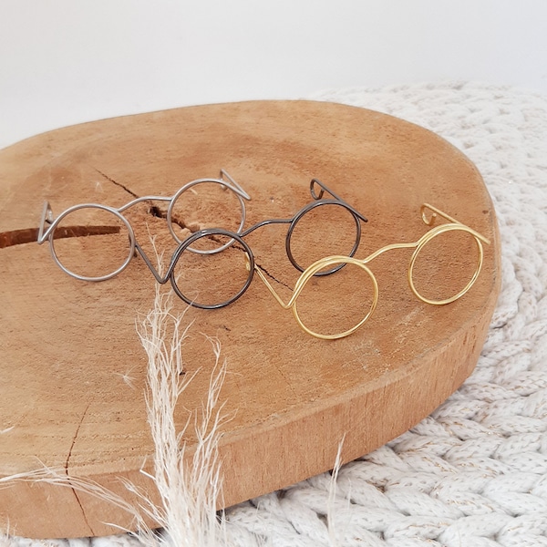 Brille für Kuscheltiere, Amigurumis, Häkeltiere, Puppen // Drahtbrille