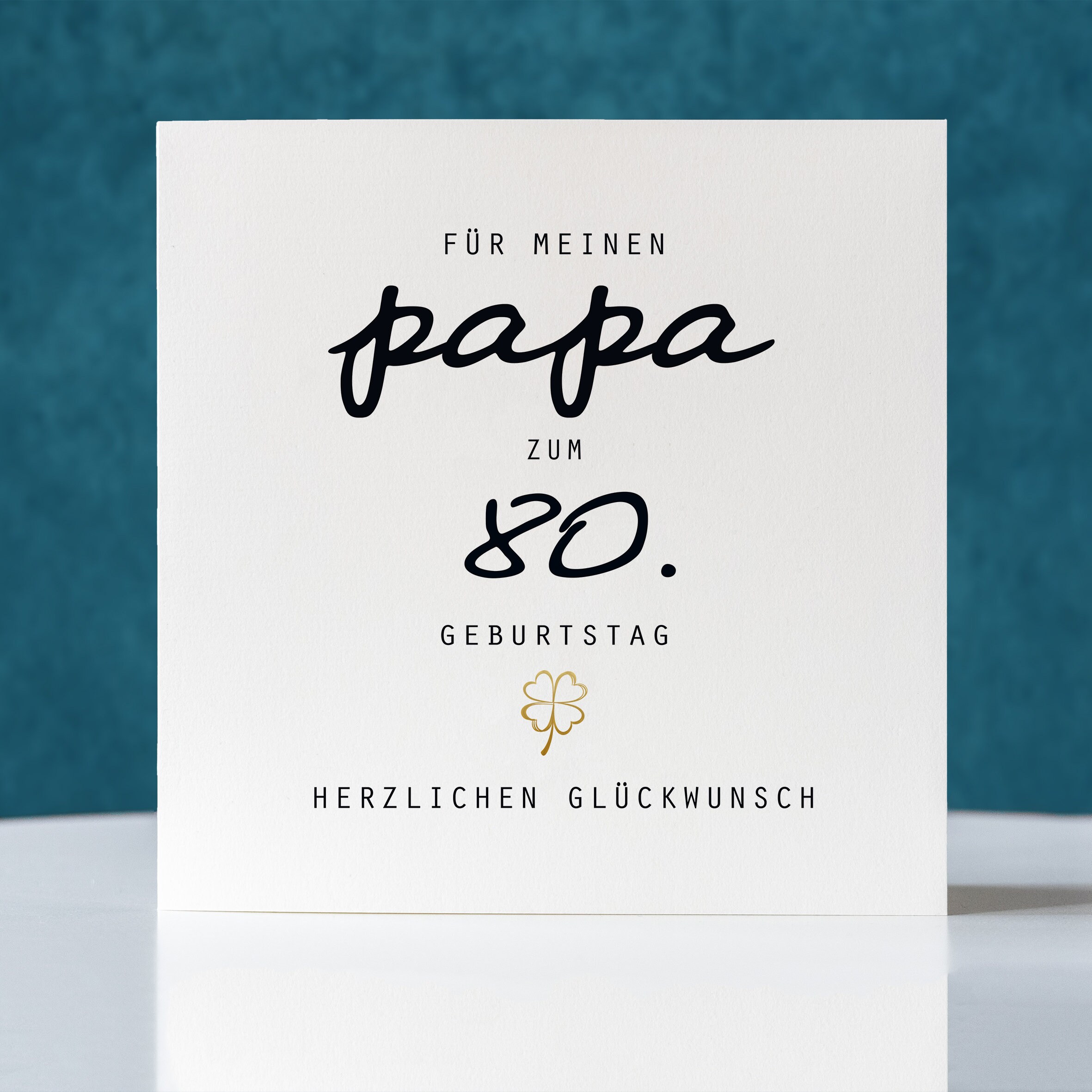 Geburtstagskarte Für Mama – Zum 40., 50., 60. Geburtstag Mit Blumen & Schmetterlingen, Inkl. Umschlag