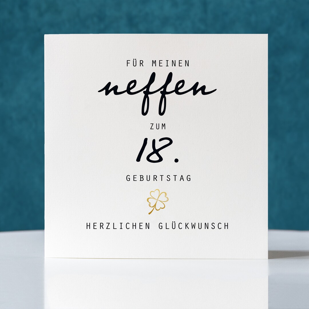 Hallmark Geburtstagskarte Für Neffen – Modernes Design Mit 3D-Effekt & Neon-Tinte