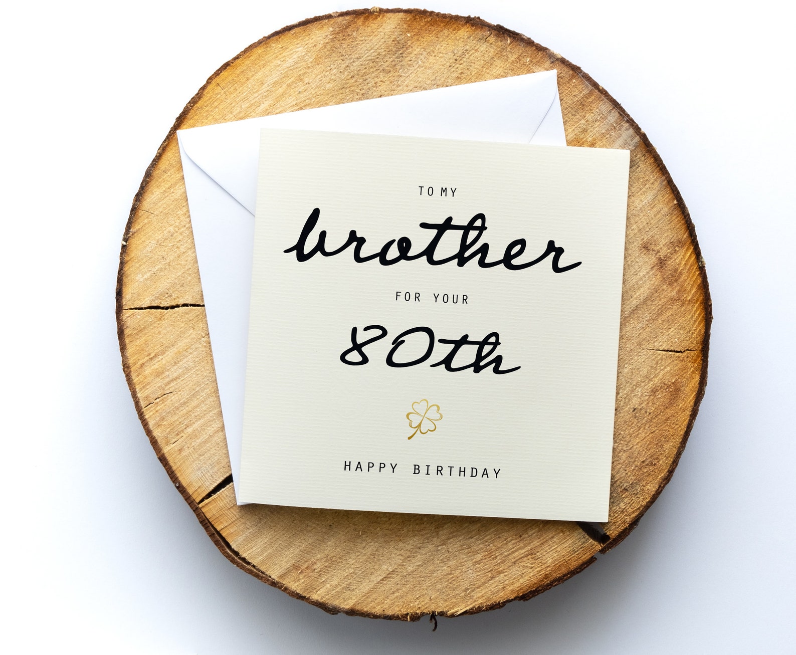 Birthday Card Brother for 80 Birthday Card Brother 80th - Etsy