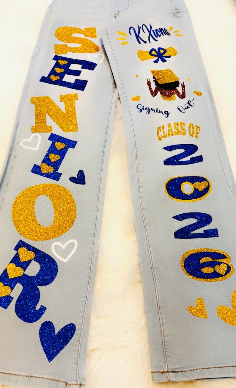 Custom Senior Jeans | Class of 2026 image 5