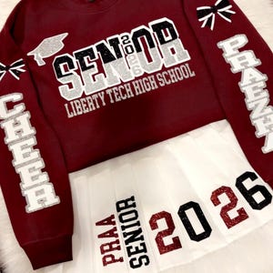 Personalized Senior|Graduation 2026 Skirt| Set| Graduation Gift 2026 | Graduation Outfit| SENIOR 2026
