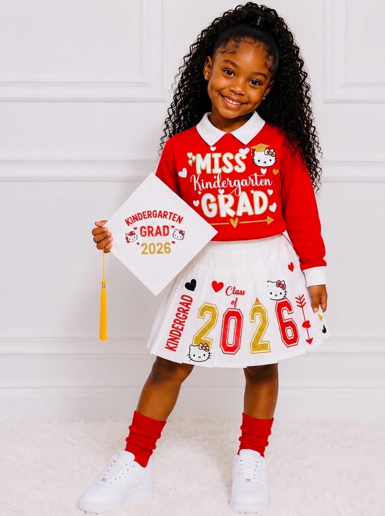 pre k graduation dress Children's Occasion Wear Personalized Graduation For Girl,preschool Pre-k TK Not all whites are the same bright tone Kindergarten Graduation Outfit, Custom Pre