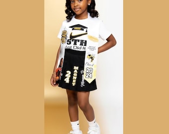 green emerald velvet dress 5th Grade Graduation Dress for Girls main image 1