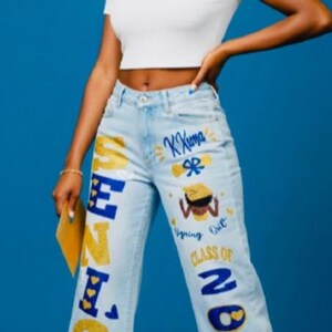 Custom Senior Jeans | Class of 2026 image 2