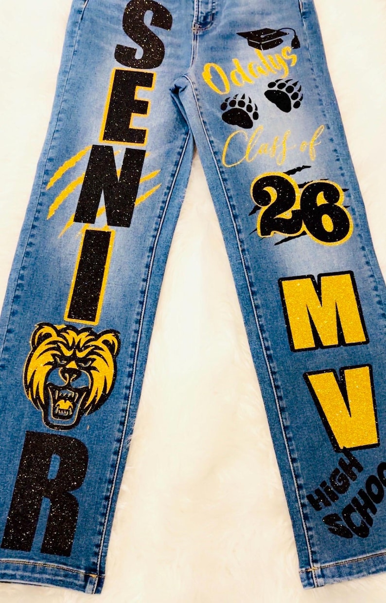 Custom Senior Jeans | Class of 2026 image 10
