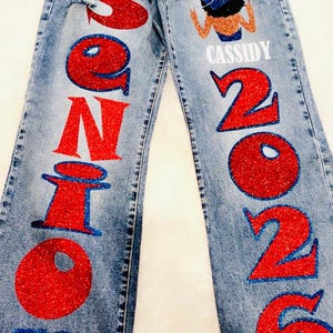 Custom Senior Jeans | Class of 2026 image 9