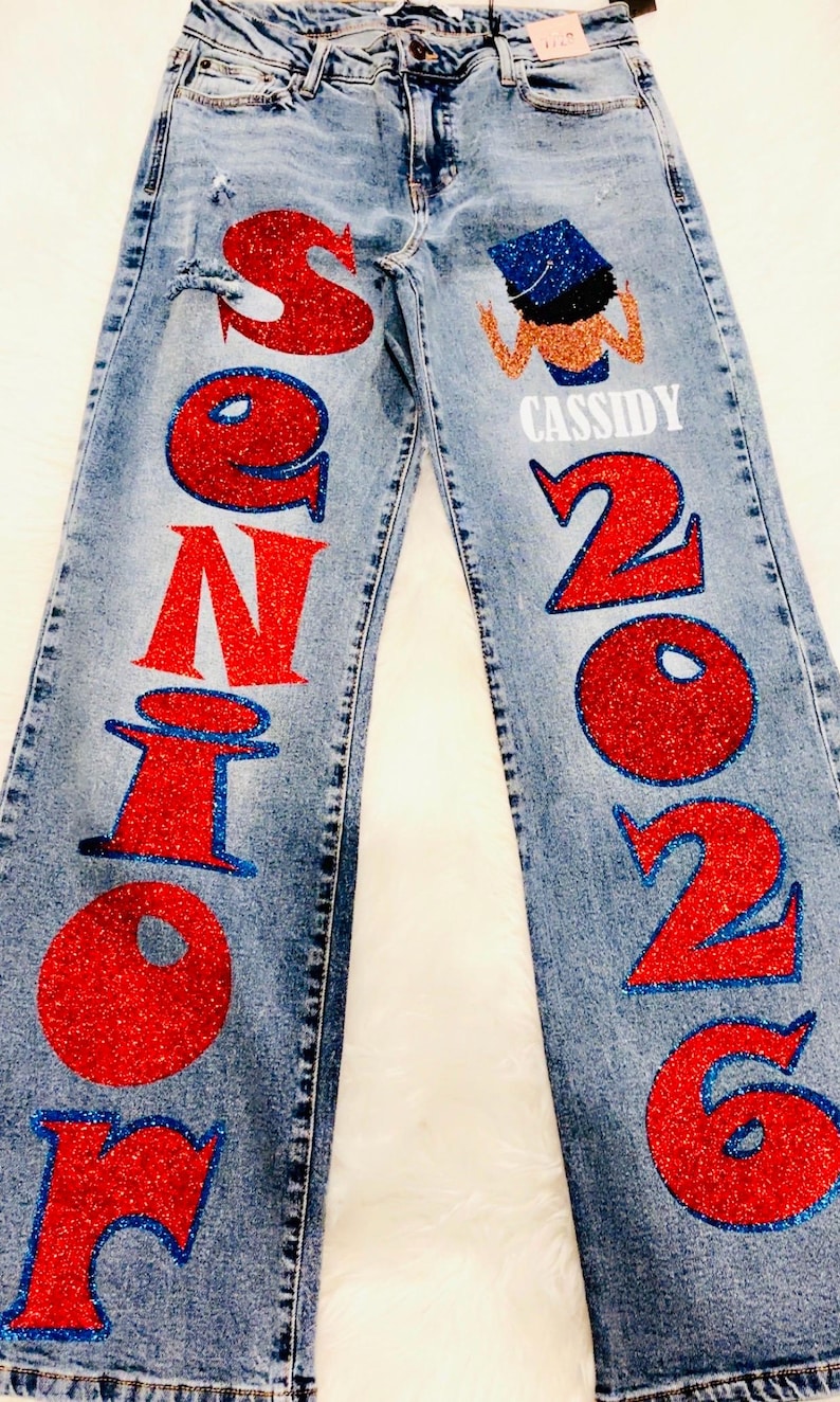 Custom Senior Jeans | Class of 2026 image 9