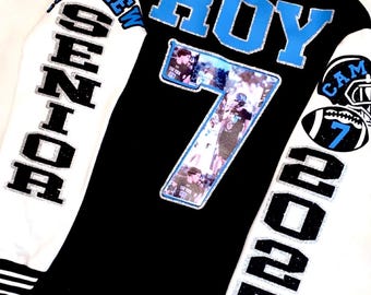 Custom Varsity Jacket | Personalized Letterman Jacket, Senior Gift