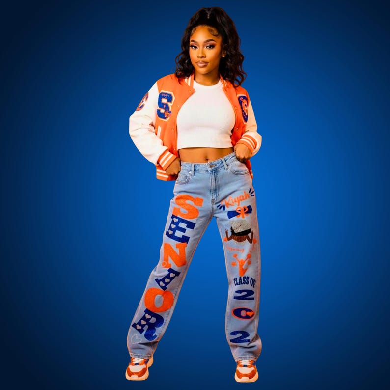 Custom Senior Jeans | Class of 2026 image 4