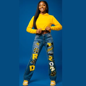 Custom Senior Jeans | Class of 2026 image 1