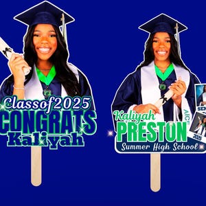 Custom Graduation Fans | graduation fans | CLASS OF 2025