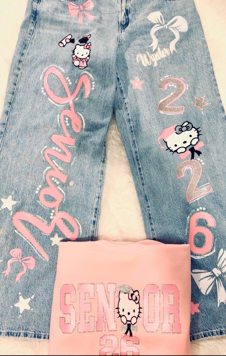 Custom Senior Jeans | Class of 2026 image 8