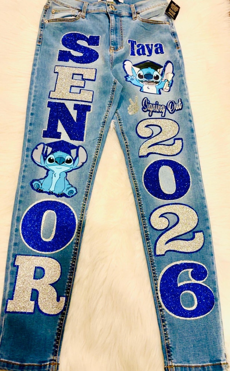 Custom Senior Jeans | Class of 2026 image 6