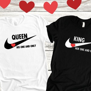 King and Queen Nike - Etsy Australia
