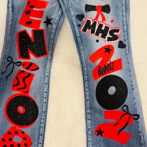 Custom Senior Jeans | Class of 2026 image 15