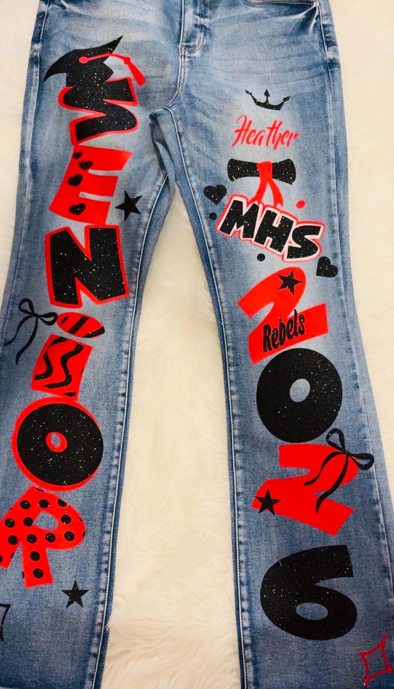 Custom Senior Jeans | Class of 2026 image 15