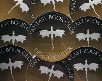 Fantasy Book Club Dragon Rider Sticker