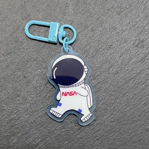 Cartoon Astronaut Acrylic Keychain
