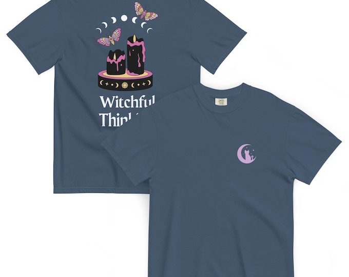 Featured listing image: Witchful Thinking Unisex garment-dyed heavyweight t-shirt