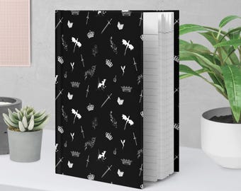 Dark Fantasy Patterned Hardcover journal matte