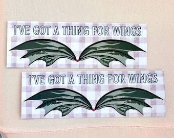 I've Got A Thing For Wings Bookmark