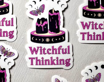 Witchful Thinking Transparent Sticker