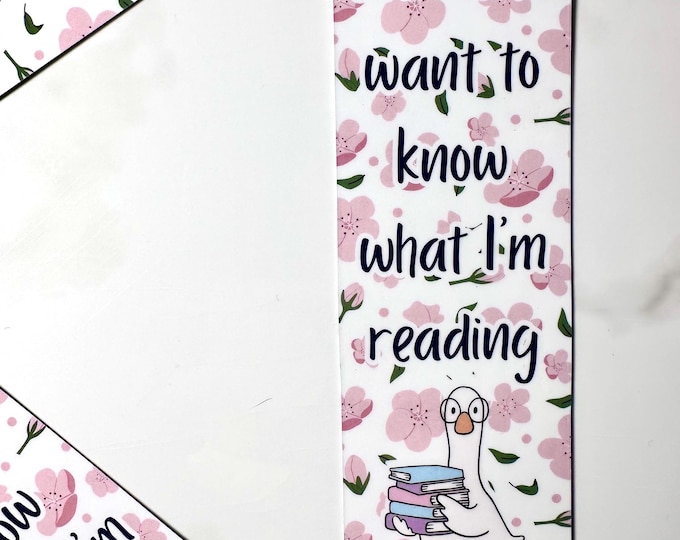 Featured listing image: You Don’t Want to Know What I’m Reading Bookmarks