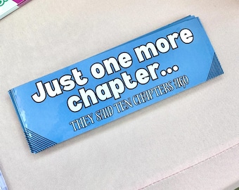 Just One More Chapter Bookmark