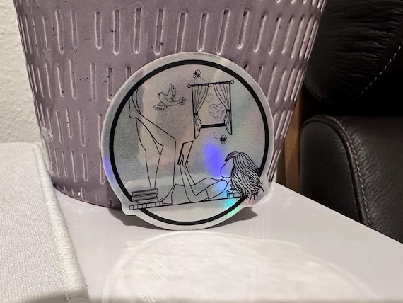 The Reader Holographic Sticker
