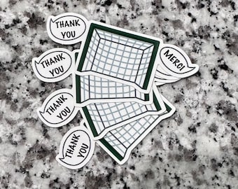Thank your goalposts sticker