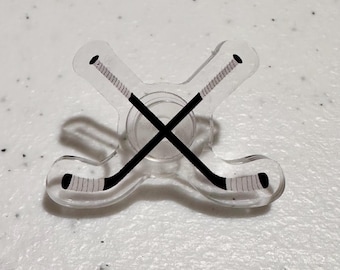 Hockey Stick Shoe Charm