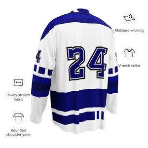 Let’s Go Hockey Customizable Recycled Hockey Style Jersey